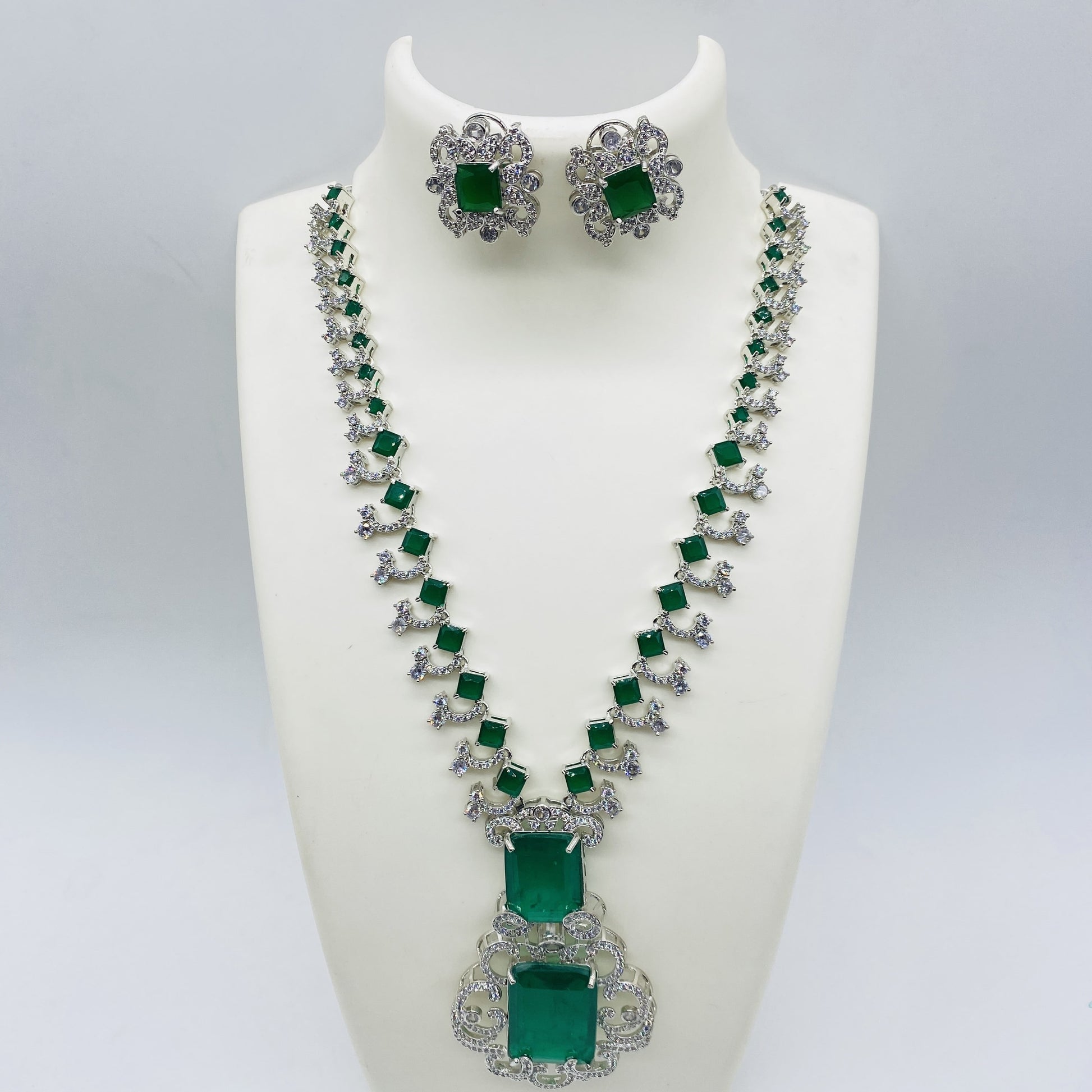 Nita Ambani Inspired Diamond Jewelry Set, Diamond Necklace Set Nita Ambani