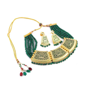 Thewa Necklace Set with Earrings