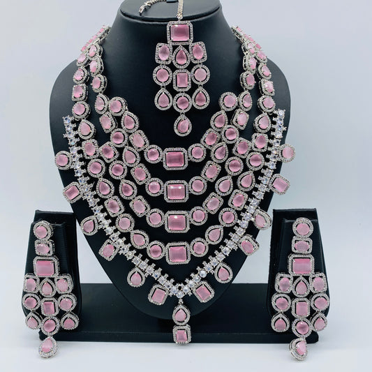 Parneeti Chopra's Diamond Gemstones Bridal Wedding Necklace Set