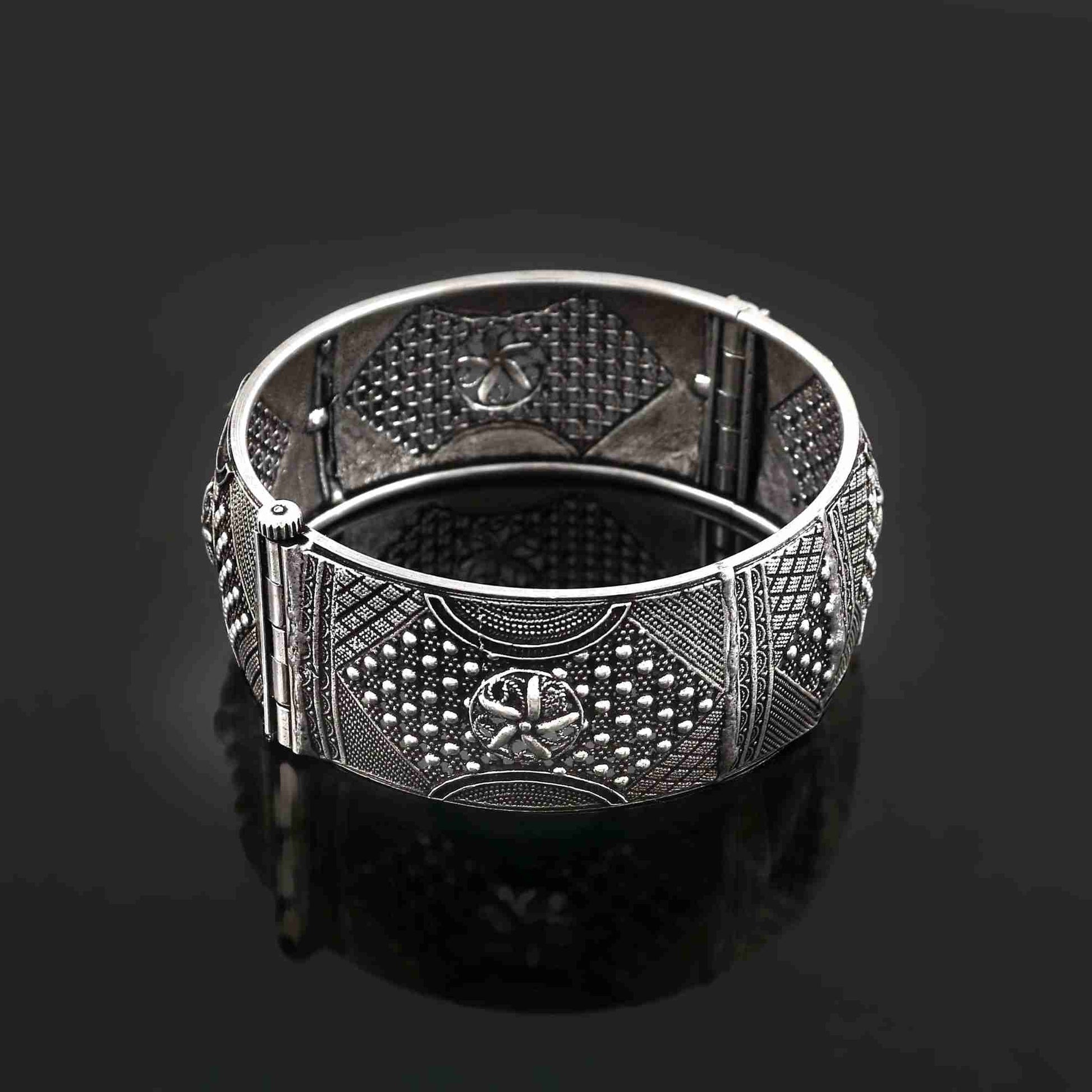 Indian Oxidised Adjustable Bangle