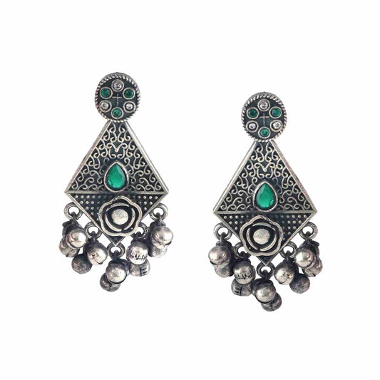 Indian Oxidized Dangle Earrings