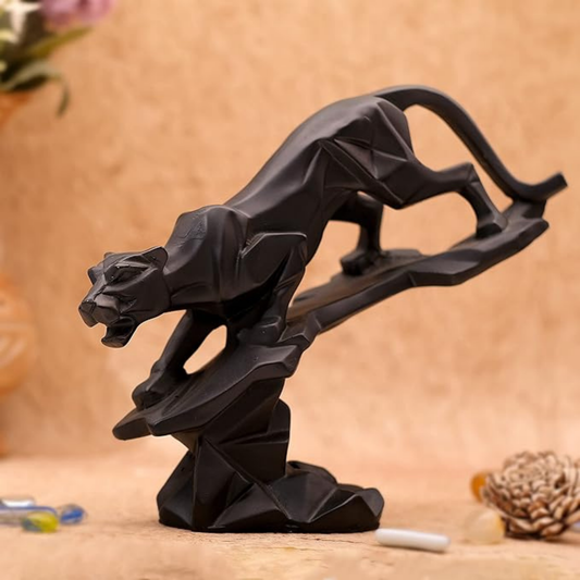 Handcrafted Black Panther Diamond Design Showpiece – Luxury Home Decor Figurine